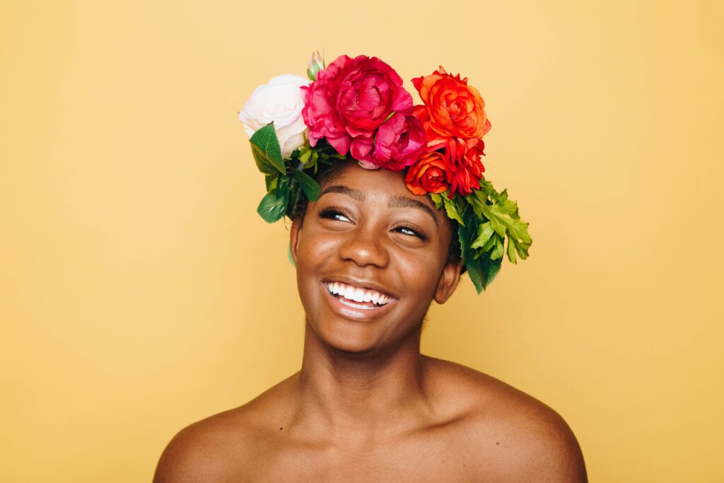 Flowery headband