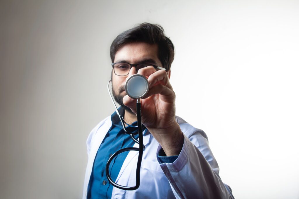 Doctor with stethoscope